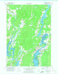 preview thumbnail of historical topo map of Lincoln County, ME in 1970