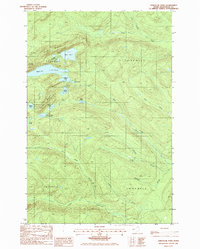 Download a high-resolution, GPS-compatible USGS topo map for Deboullie Pond, ME (1986 edition)