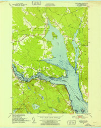 Download a high-resolution, GPS-compatible USGS topo map for Devils Head, ME (1952 edition)