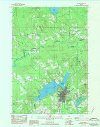 preview thumbnail of historical topo map of Penobscot County, ME in 1984