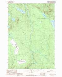 Download a high-resolution, GPS-compatible USGS topo map for Dimmick Mountain, ME (1989 edition)