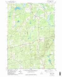 Download a high-resolution, GPS-compatible USGS topo map for Dixmont, ME (1982 edition)