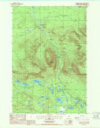 Download a high-resolution, GPS-compatible USGS topo map for Doubletop Mountain, ME (1988 edition)