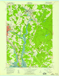 Download a high-resolution, GPS-compatible USGS topo map for Dover East, ME (1958 edition)