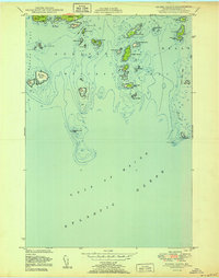 Download a high-resolution, GPS-compatible USGS topo map for Drisko Island, ME (1950 edition)