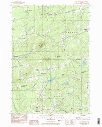 Download a high-resolution, GPS-compatible USGS topo map for East Dixmont, ME (1983 edition)