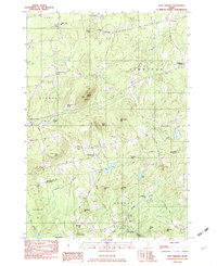 preview thumbnail of historical topo map of Penobscot County, ME in 1982