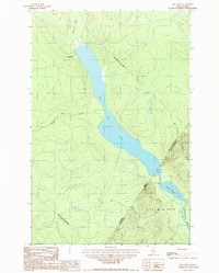 Download a high-resolution, GPS-compatible USGS topo map for East Lake, ME (1987 edition)