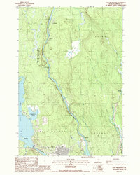 Download a high-resolution, GPS-compatible USGS topo map for East Millinocket, ME (1988 edition)