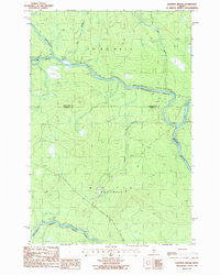 Download a high-resolution, GPS-compatible USGS topo map for Eastman Brook, ME (1986 edition)