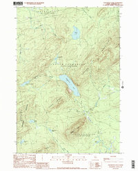 Download a high-resolution, GPS-compatible USGS topo map for Enchanted Pond, ME (1989 edition)