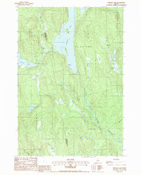 preview thumbnail of historical topo map of Penobscot County, ME in 1988