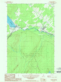 Download a high-resolution, GPS-compatible USGS topo map for Estcourt, ME (1987 edition)