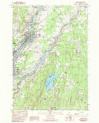 Download a high-resolution, GPS-compatible USGS topo map for Fairfield, ME (1991 edition)