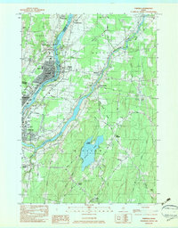 Download a high-resolution, GPS-compatible USGS topo map for Fairfield, ME (1983 edition)