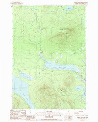 preview thumbnail of historical topo map of Piscataquis County, ME in 1988