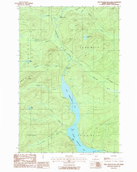 Download a high-resolution, GPS-compatible USGS topo map for First Musquacook Lake, ME (1987 edition)