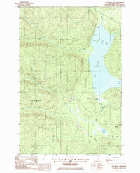 Download a high-resolution, GPS-compatible USGS topo map for Fish River Lake, ME (1986 edition)