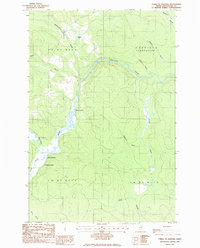 Download a high-resolution, GPS-compatible USGS topo map for Forks of Machias, ME (1986 edition)