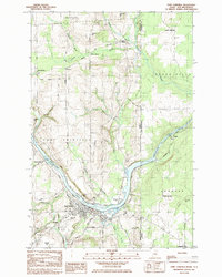 Download a high-resolution, GPS-compatible USGS topo map for Fort Fairfield, ME (1985 edition)