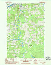 Download a high-resolution, GPS-compatible USGS topo map for Fort Kent South, ME (1986 edition)