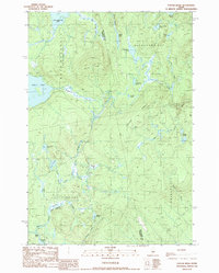 Download a high-resolution, GPS-compatible USGS topo map for Foster Ridge, ME (1989 edition)