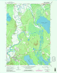 Download a high-resolution, GPS-compatible USGS topo map for Fryeburg, ME (1989 edition)