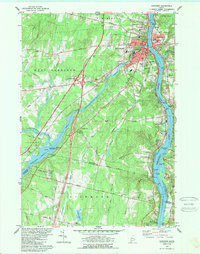 Download a high-resolution, GPS-compatible USGS topo map for Gardiner, ME (1989 edition)