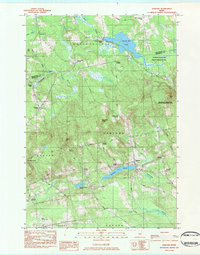 Download a high-resolution, GPS-compatible USGS topo map for Garland, ME (1984 edition)
