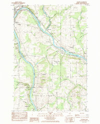 Download a high-resolution, GPS-compatible USGS topo map for Goodwin, ME (1985 edition)