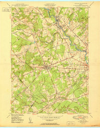 Download a high-resolution, GPS-compatible USGS topo map for Gorham, ME (1950 edition)