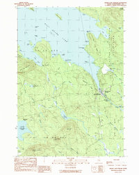 Download a high-resolution, GPS-compatible USGS topo map for Grand Lake Stream, ME (1990 edition)