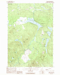 Download a high-resolution, GPS-compatible USGS topo map for Great Pond, ME (1988 edition)