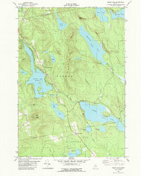 Download a high-resolution, GPS-compatible USGS topo map for Green Lake, ME (1982 edition)
