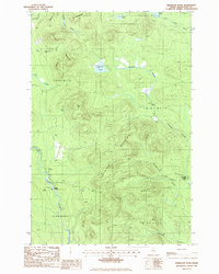 Download a high-resolution, GPS-compatible USGS topo map for Greenlaw Pond, ME (1986 edition)