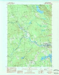 preview thumbnail of historical topo map of Piscataquis County, ME in 1984