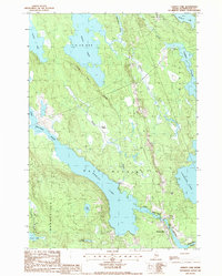 preview thumbnail of historical topo map of Washington County, ME in 1987