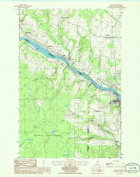 Download a high-resolution, GPS-compatible USGS topo map for Hamlin, ME (1986 edition)