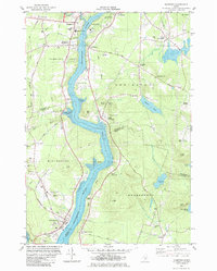 Download a high-resolution, GPS-compatible USGS topo map for Hampden, ME (1982 edition)