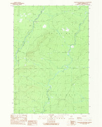 Download a high-resolution, GPS-compatible USGS topo map for Hardwood Mountain SE, ME (1989 edition)