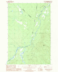 Download a high-resolution, GPS-compatible USGS topo map for Hardwood Mountain, ME (1989 edition)