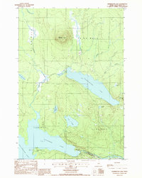 Download a high-resolution, GPS-compatible USGS topo map for Harrington Lake, ME (1988 edition)