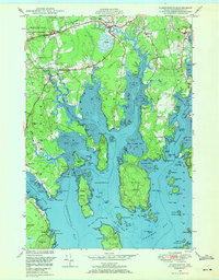Download a high-resolution, GPS-compatible USGS topo map for Harrington, ME (1971 edition)