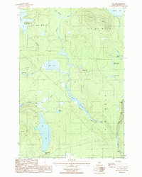 Download a high-resolution, GPS-compatible USGS topo map for Hay Lake, ME (1986 edition)