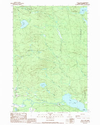 Download a high-resolution, GPS-compatible USGS topo map for Heald Pond, ME (1989 edition)