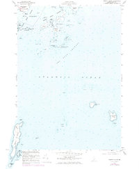 Download a high-resolution, GPS-compatible USGS topo map for Hewett Island, ME (1974 edition)