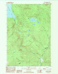 Download a high-resolution, GPS-compatible USGS topo map for Houghton, ME (1985 edition)