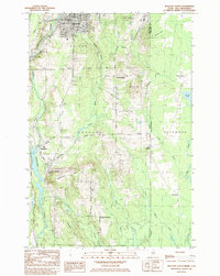 Download a high-resolution, GPS-compatible USGS topo map for Houlton South, ME (1985 edition)
