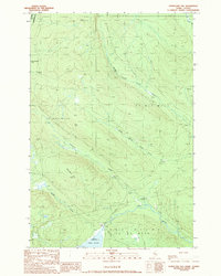 Download a high-resolution, GPS-compatible USGS topo map for Hurricane Hill, ME (1989 edition)