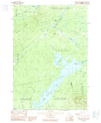 Download a high-resolution, GPS-compatible USGS topo map for Indian Pond North, ME (1988 edition)